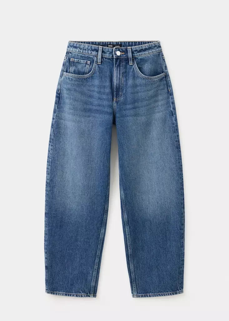 Mango Skinny, Slim  blau