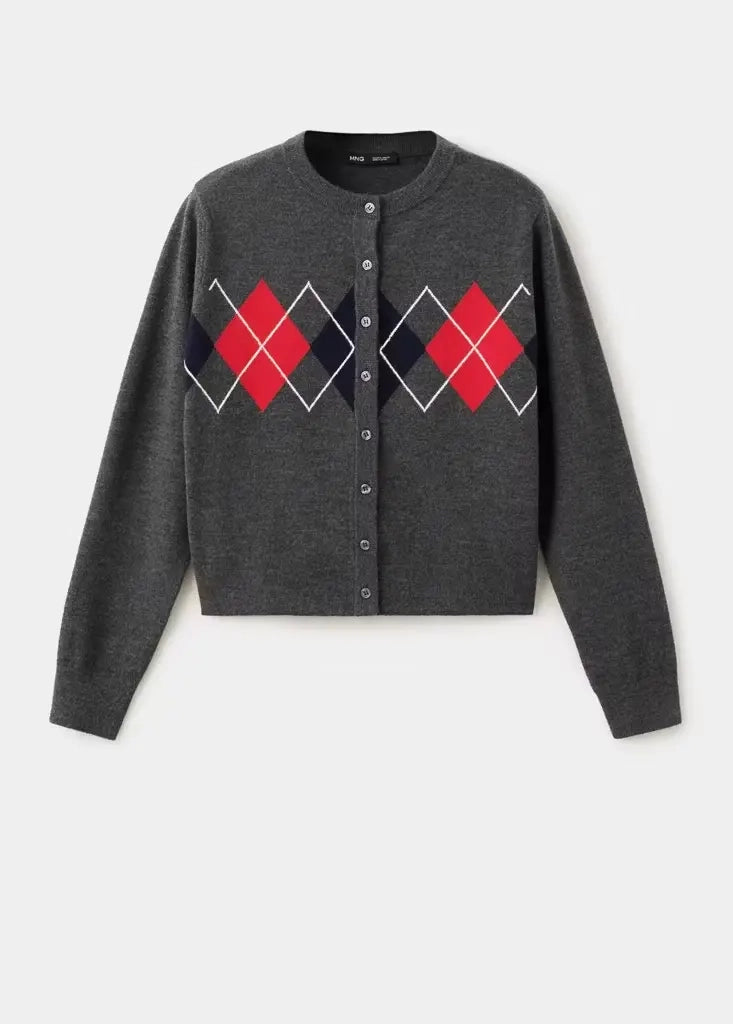 Mango Strickjacken  grau