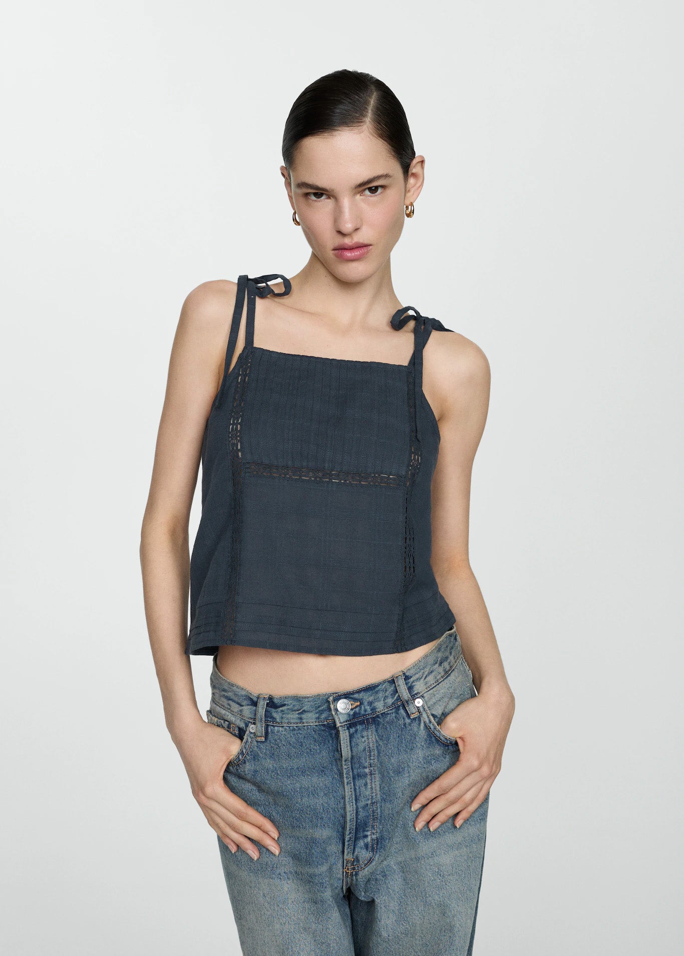 Mango Tops  dunkelblau