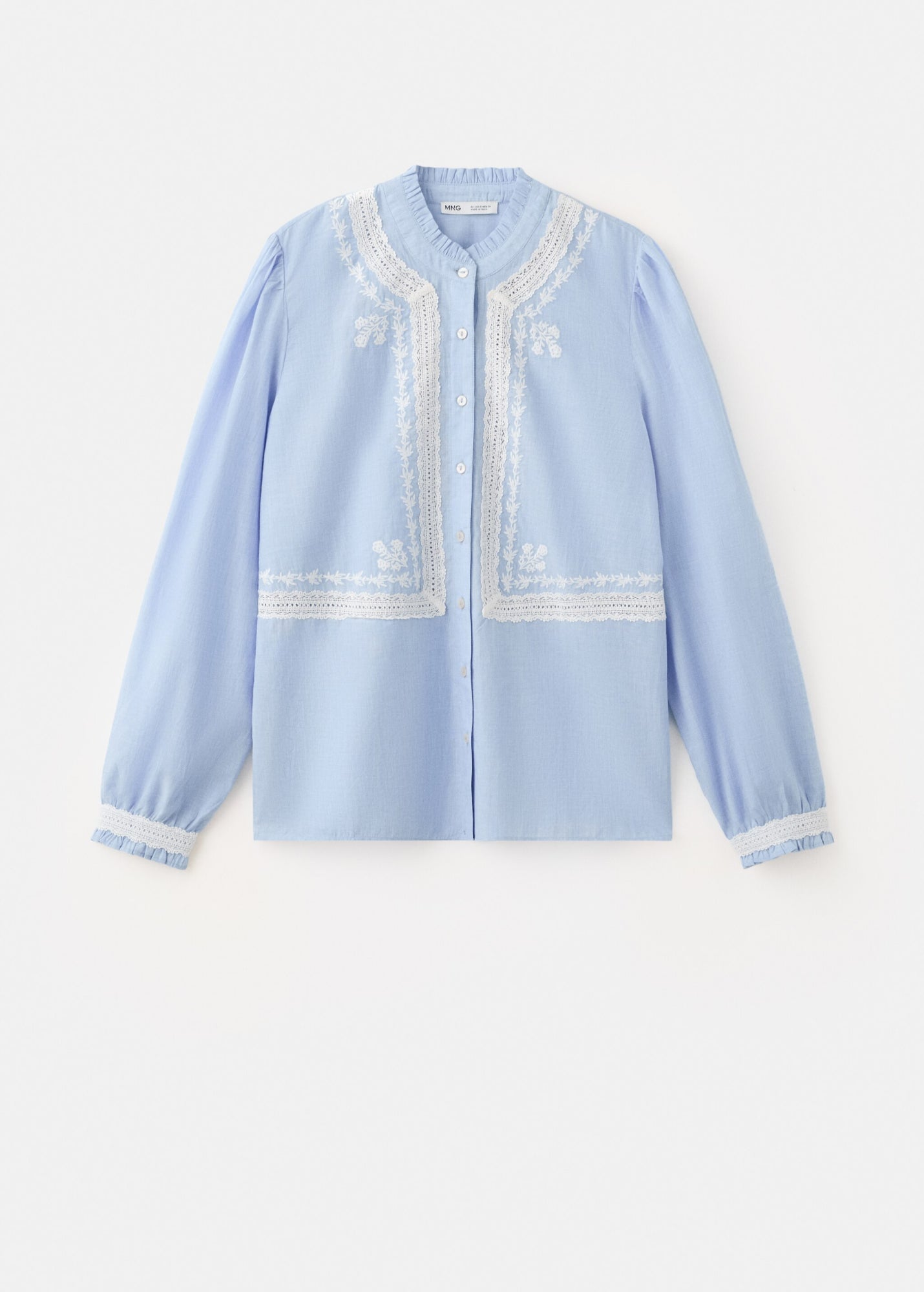 Mango Blusen  hellblau