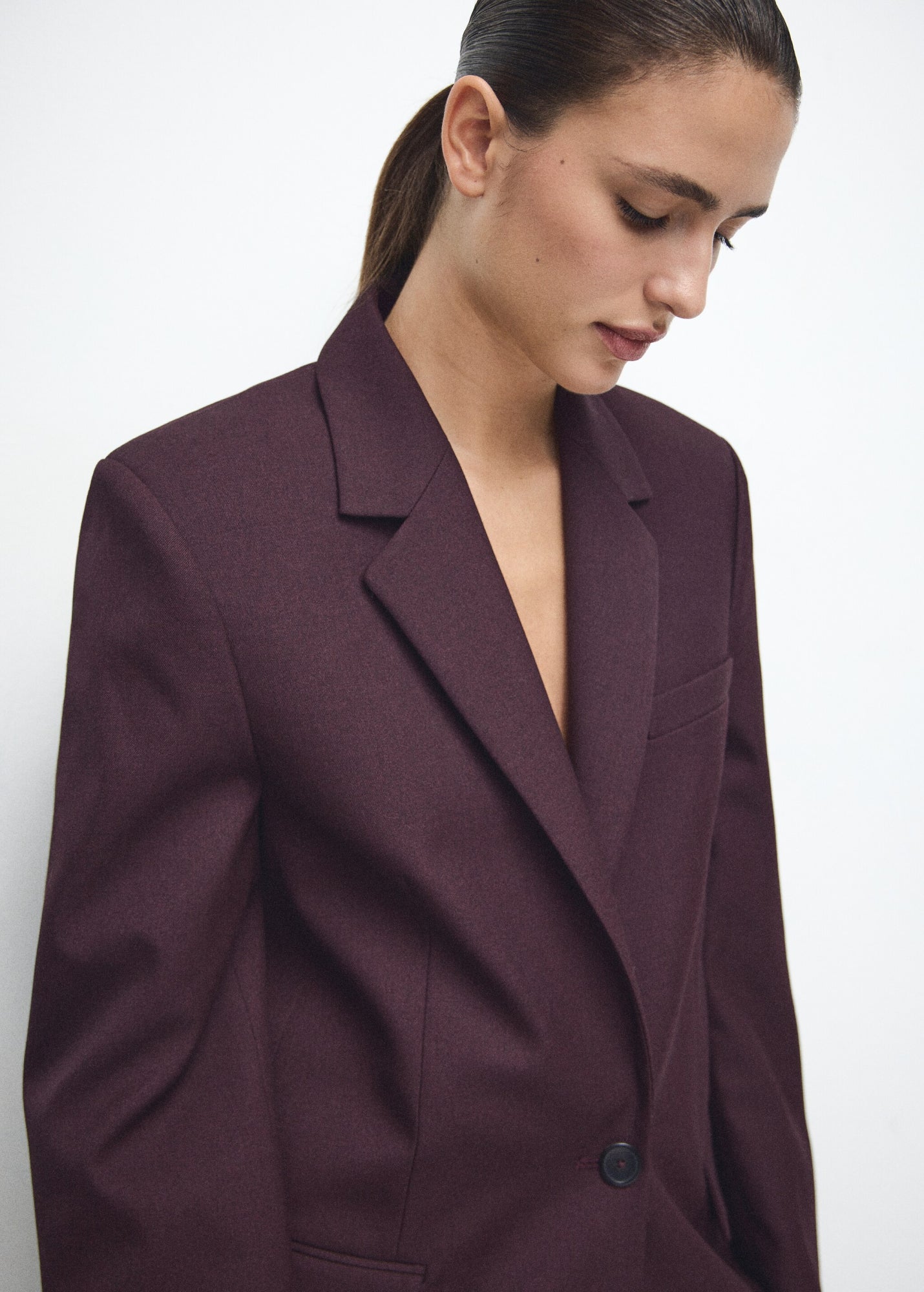 Mango Blazer  bordeaux