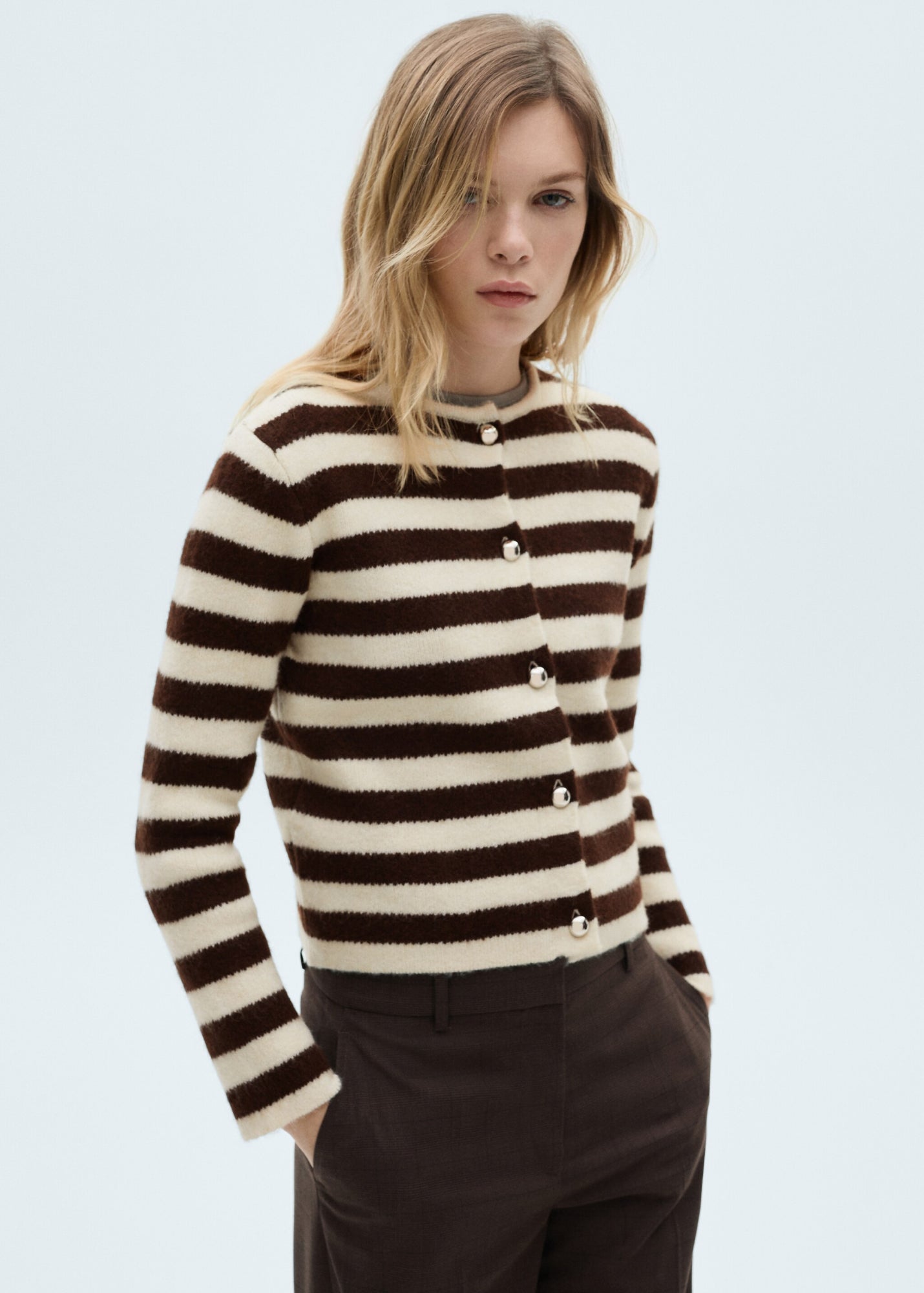 Mango Strickjacken  beige