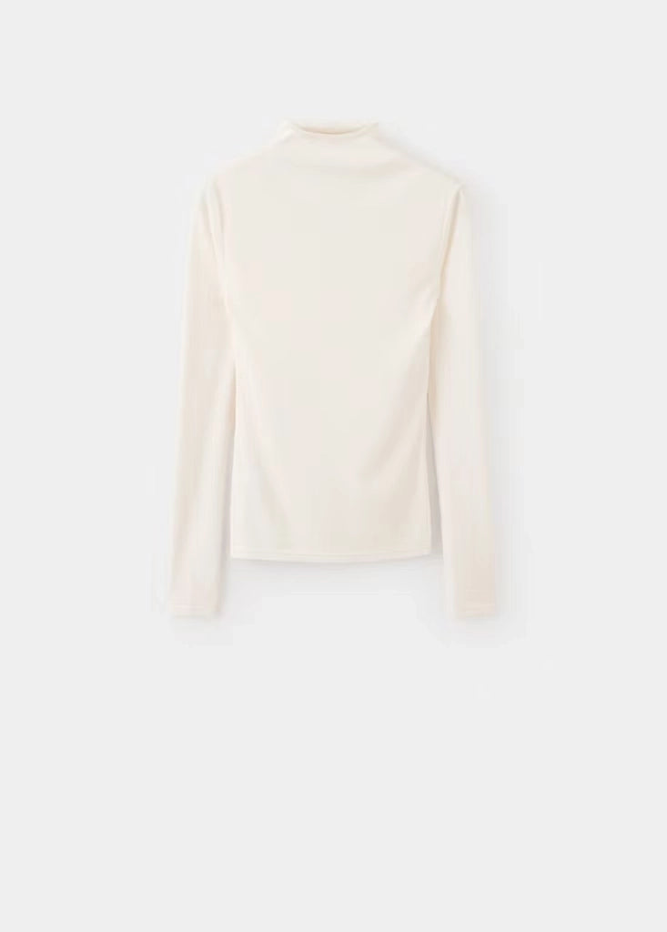 Mango Langarmshirts  weiß