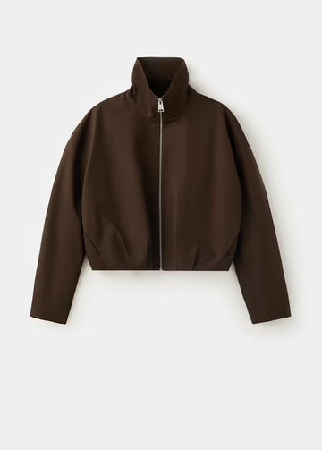 DANTES Oversize-Jacke mit Schornsteinkragen
