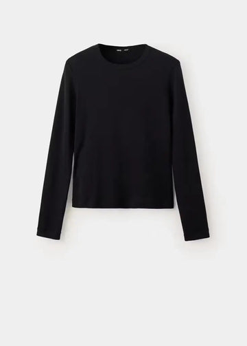 ENI Tailliertes Langarmshirt