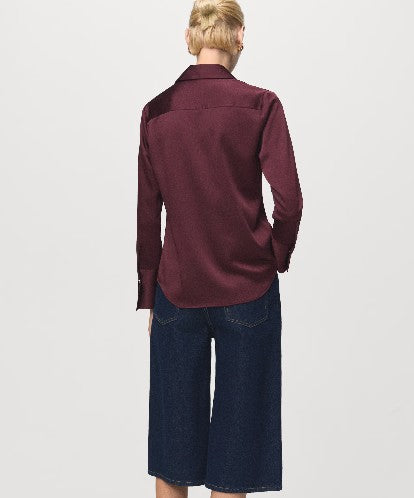 Mango Hemdblusen  bordeaux