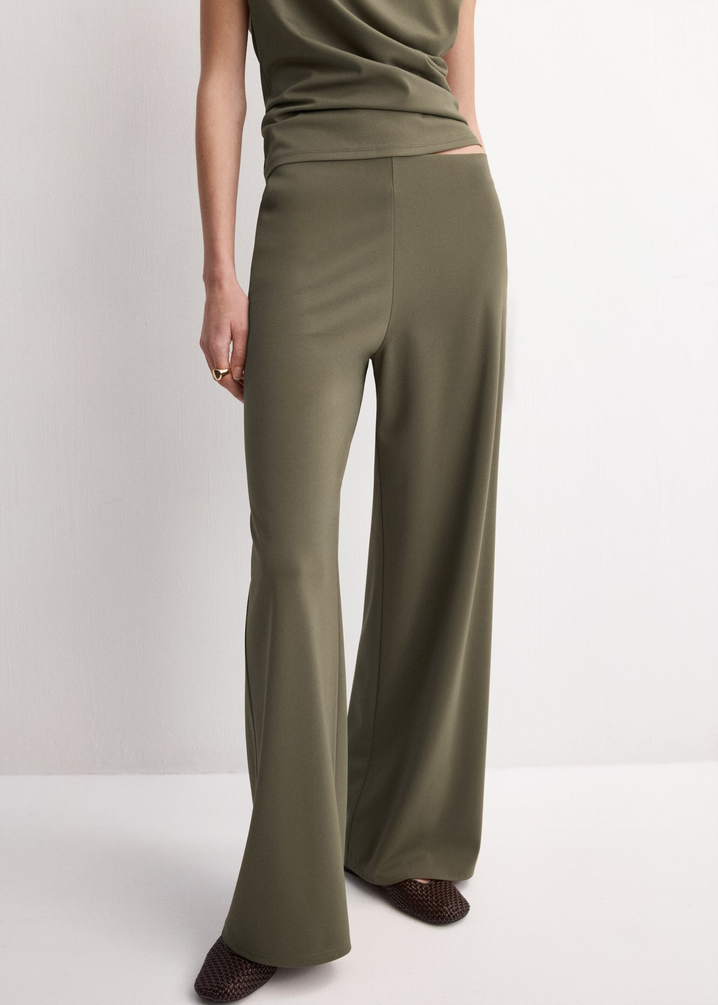 Mango Culottes  oliv