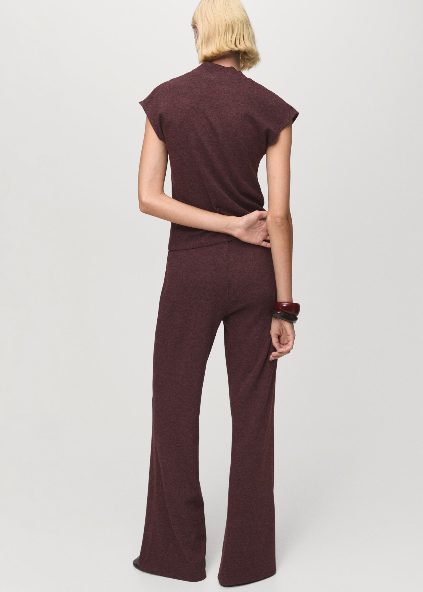 Mango Culottes  bordeaux