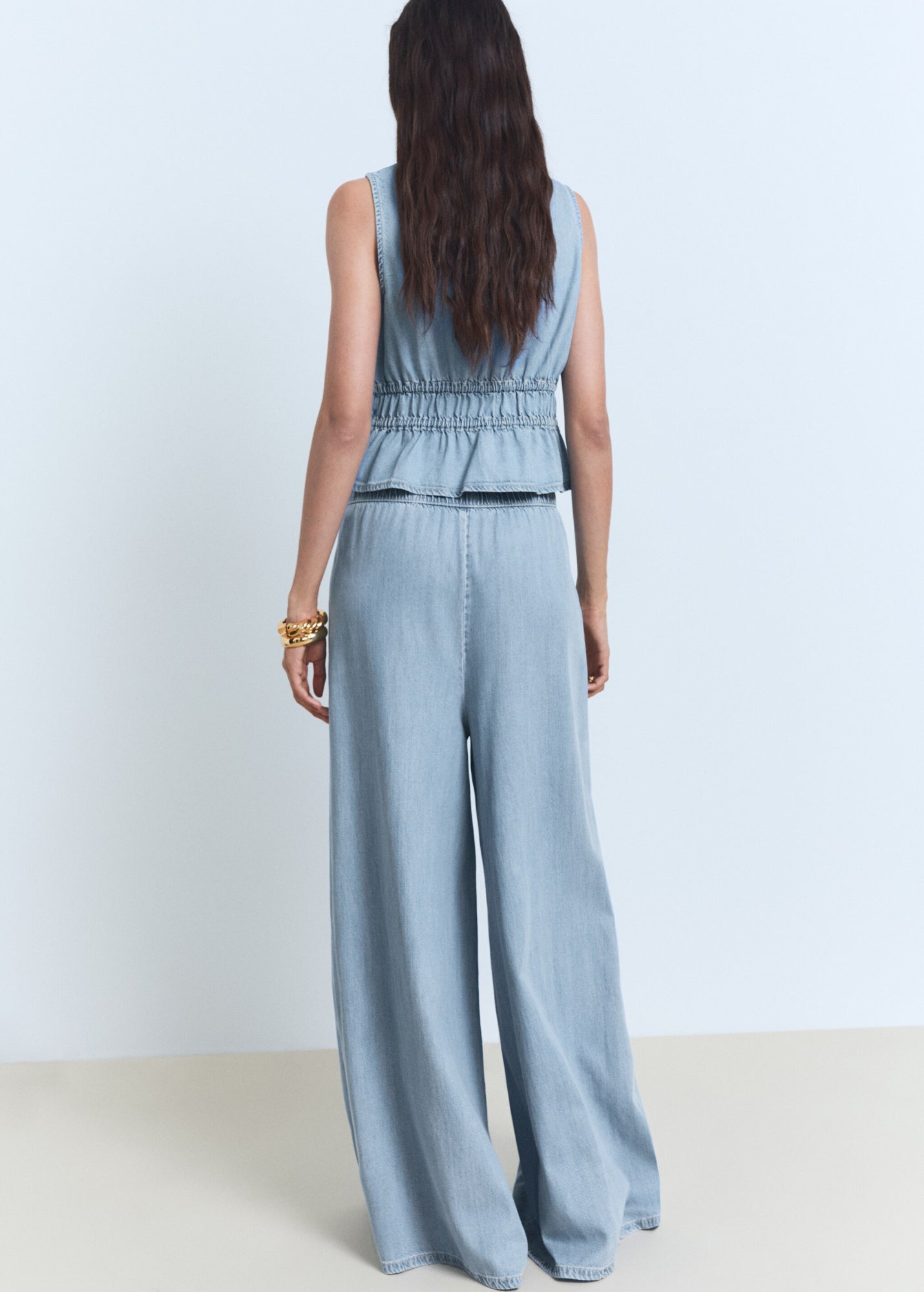 Mango Culottes  hellblau