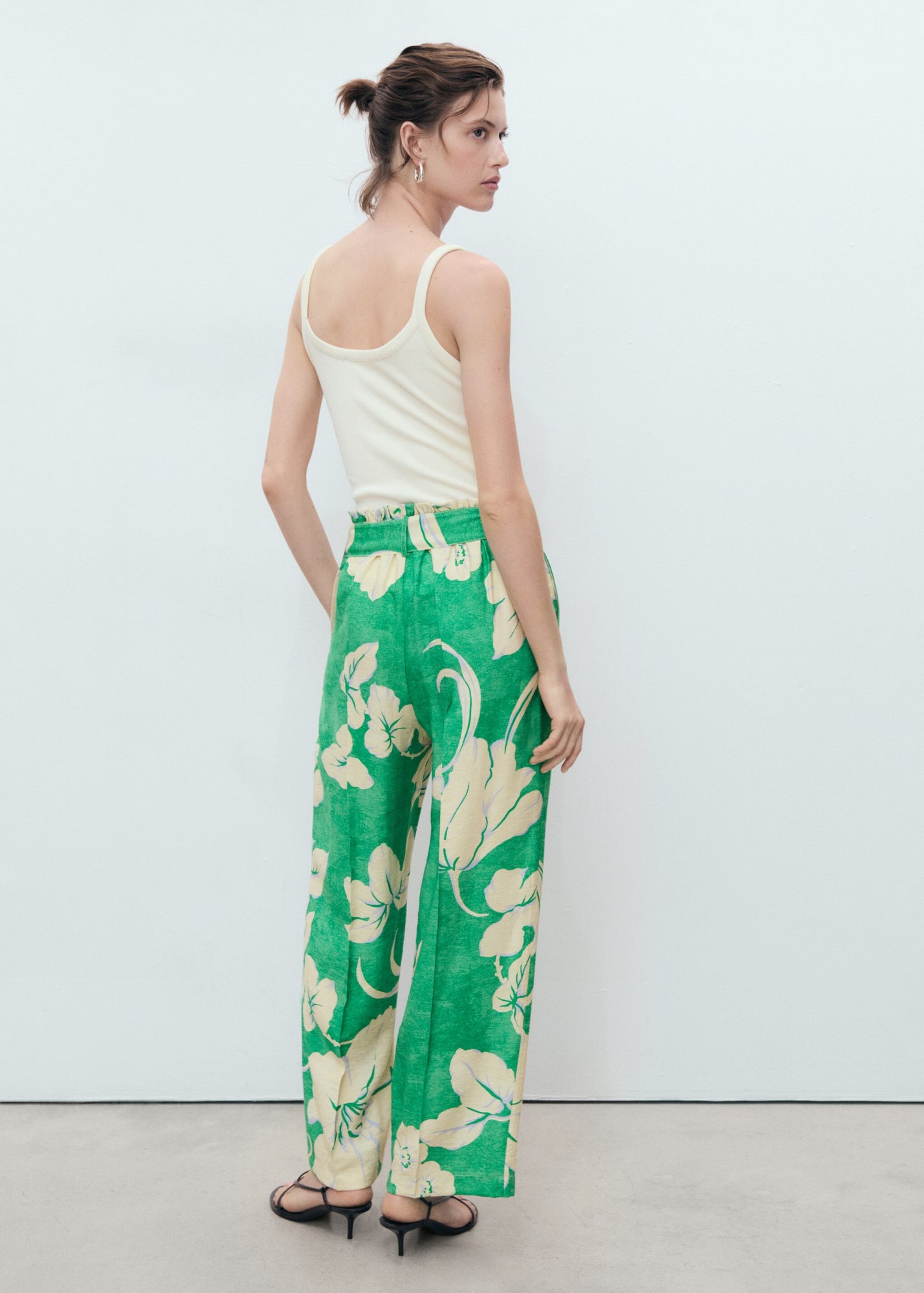 Mango Culottes  hellgrün