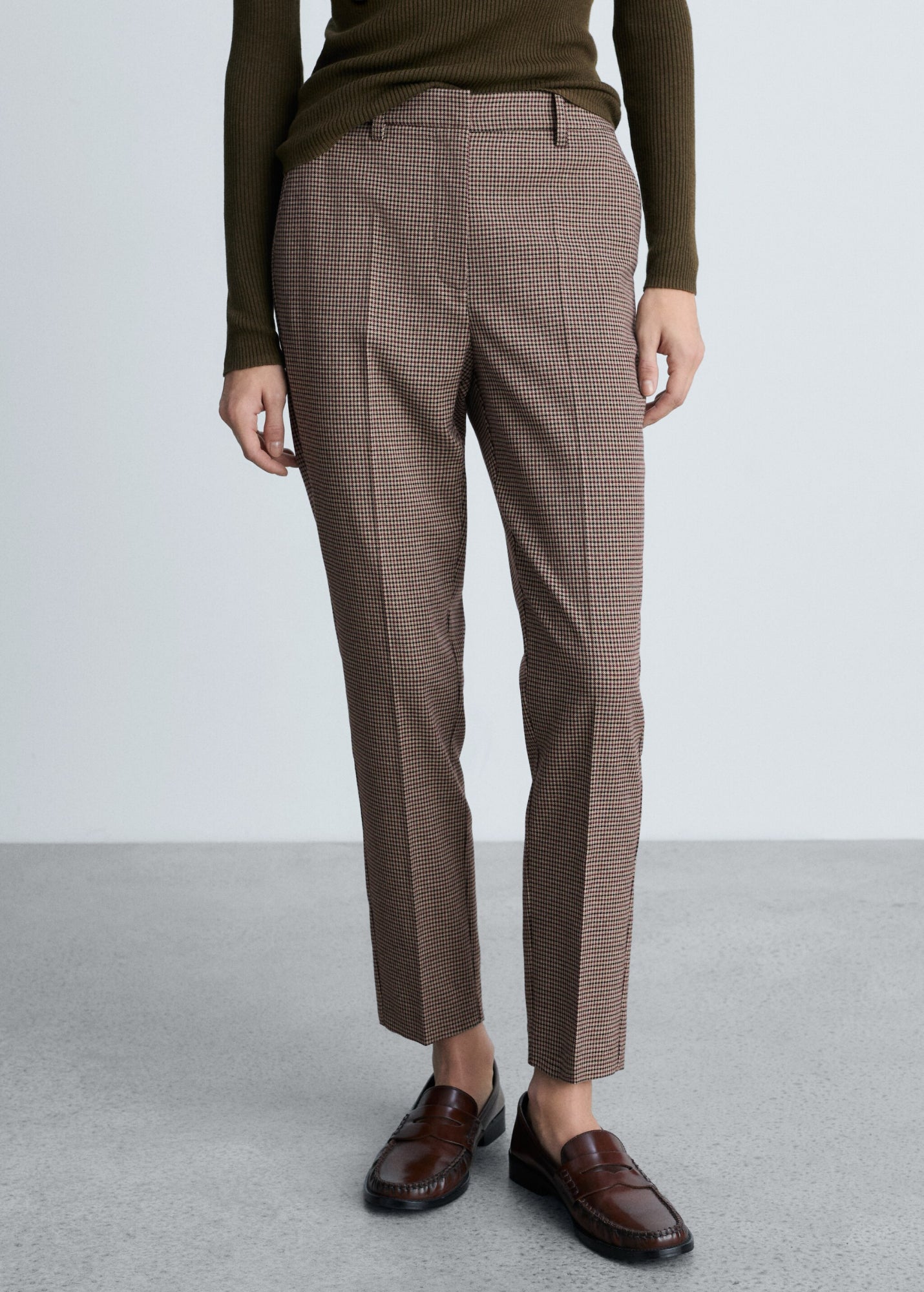 Mango Businesshosen  braun