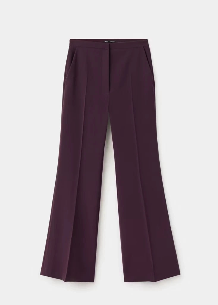 Mango Businesshosen  bordeaux