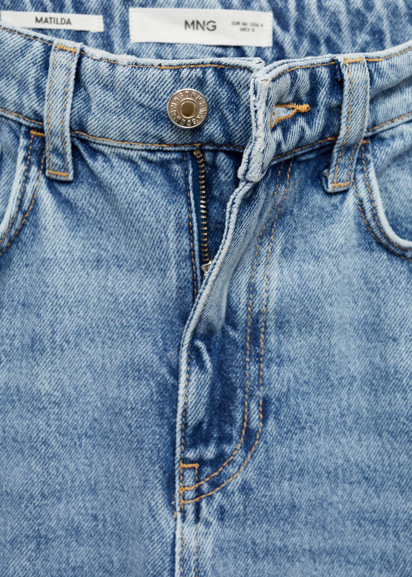 Mango Relaxed, Weit  blau