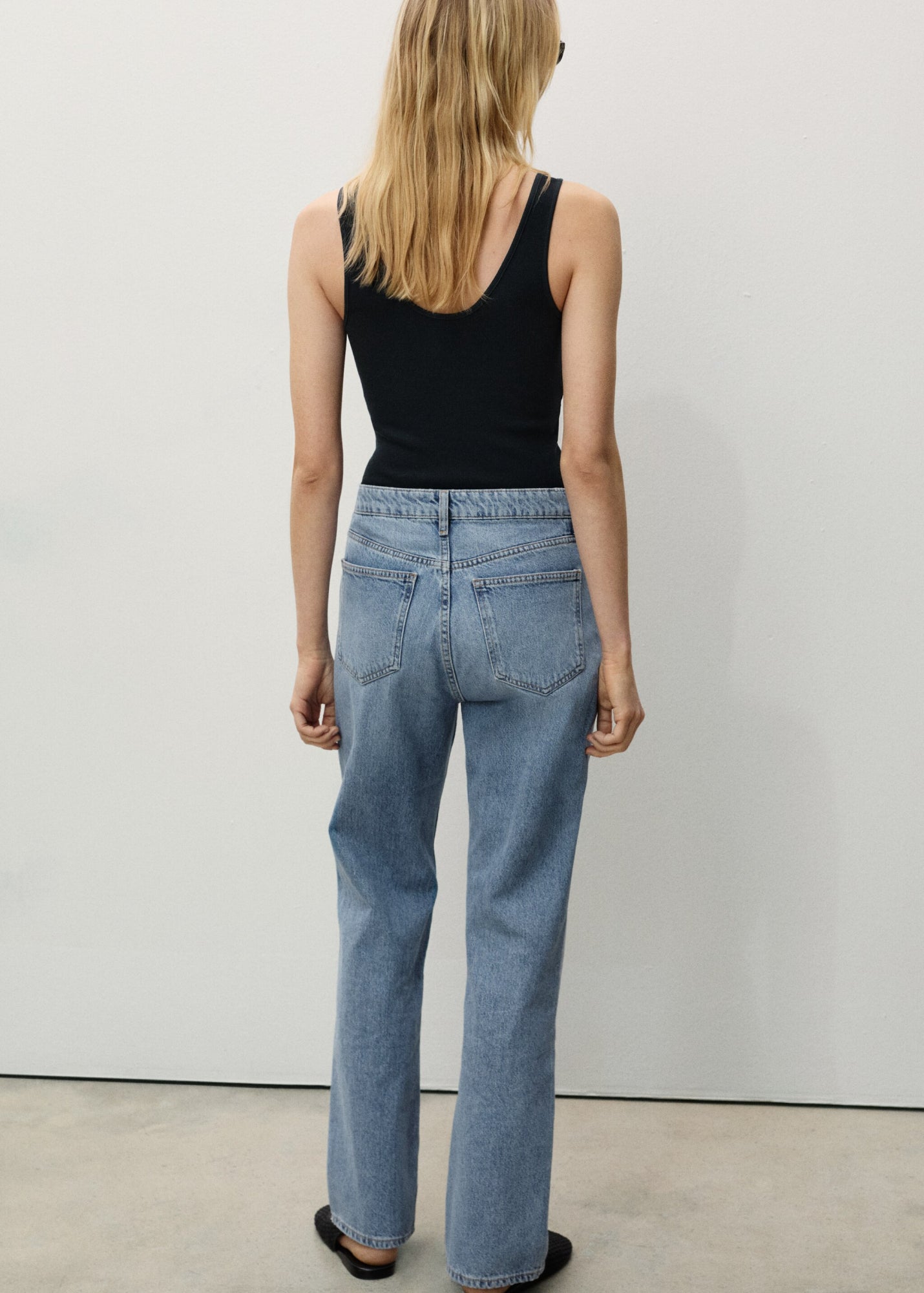 Mango Straight  hellblau