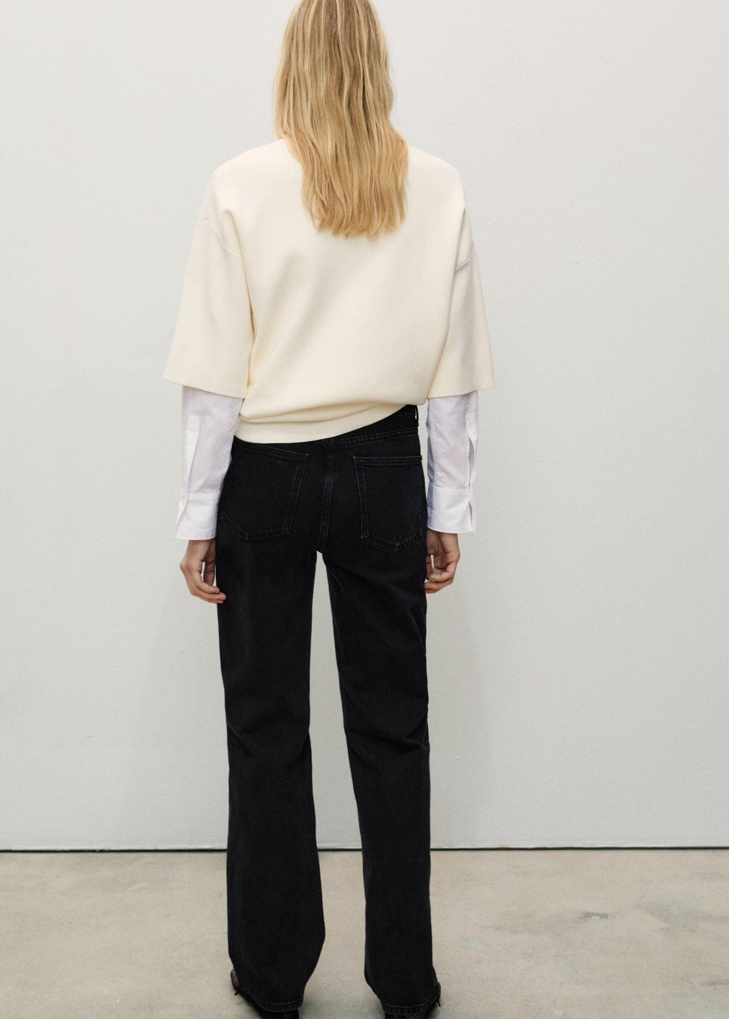 Mango Straight  schwarz