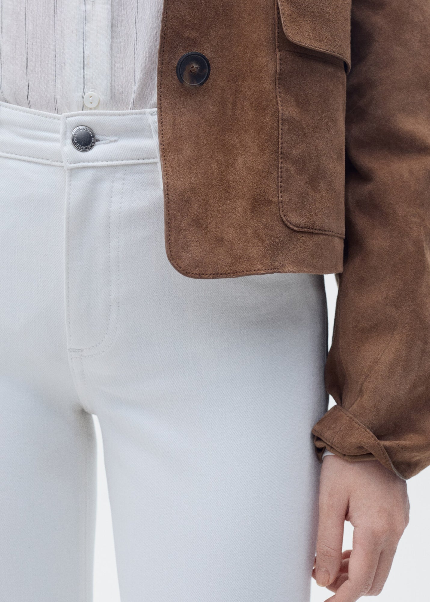 Mango Skinny, Slim  weiß