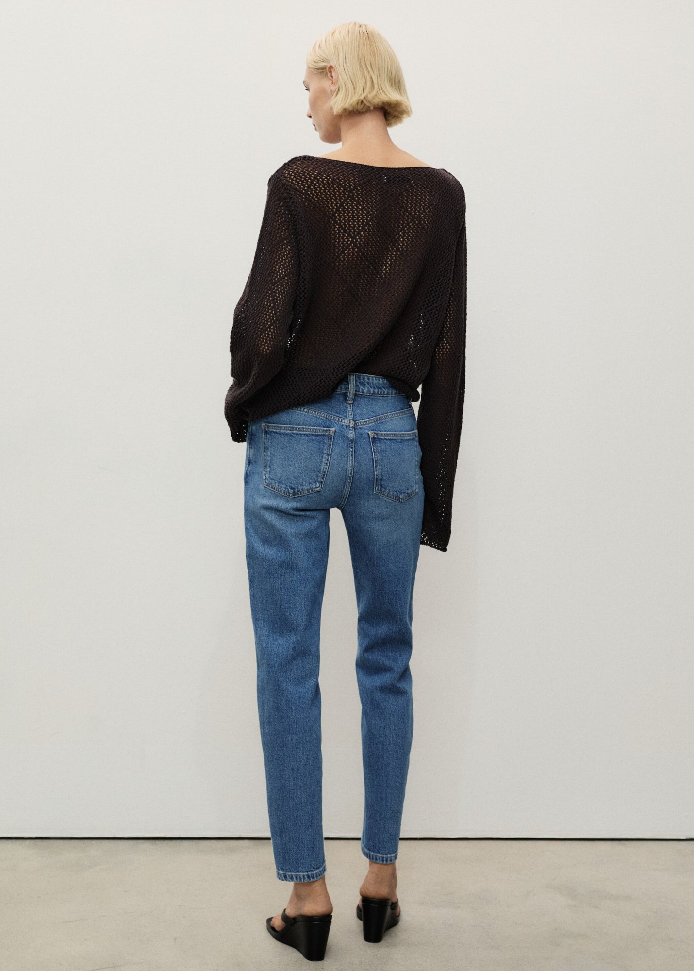 Mango Straight  blau