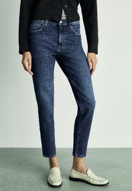 Mango Straight  dunkelblau