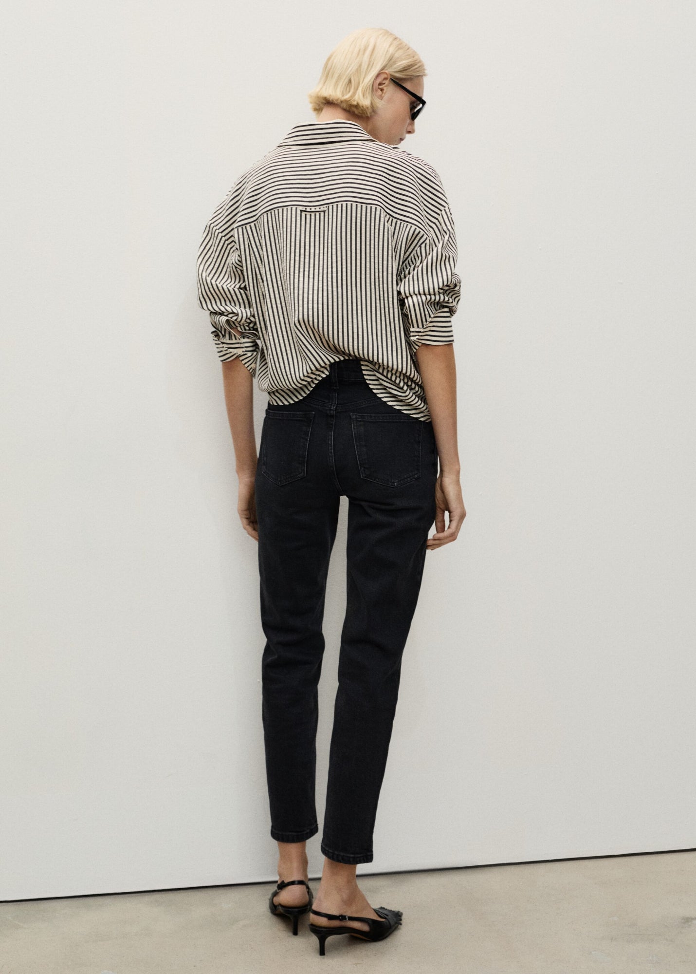 Mango Straight  schwarz