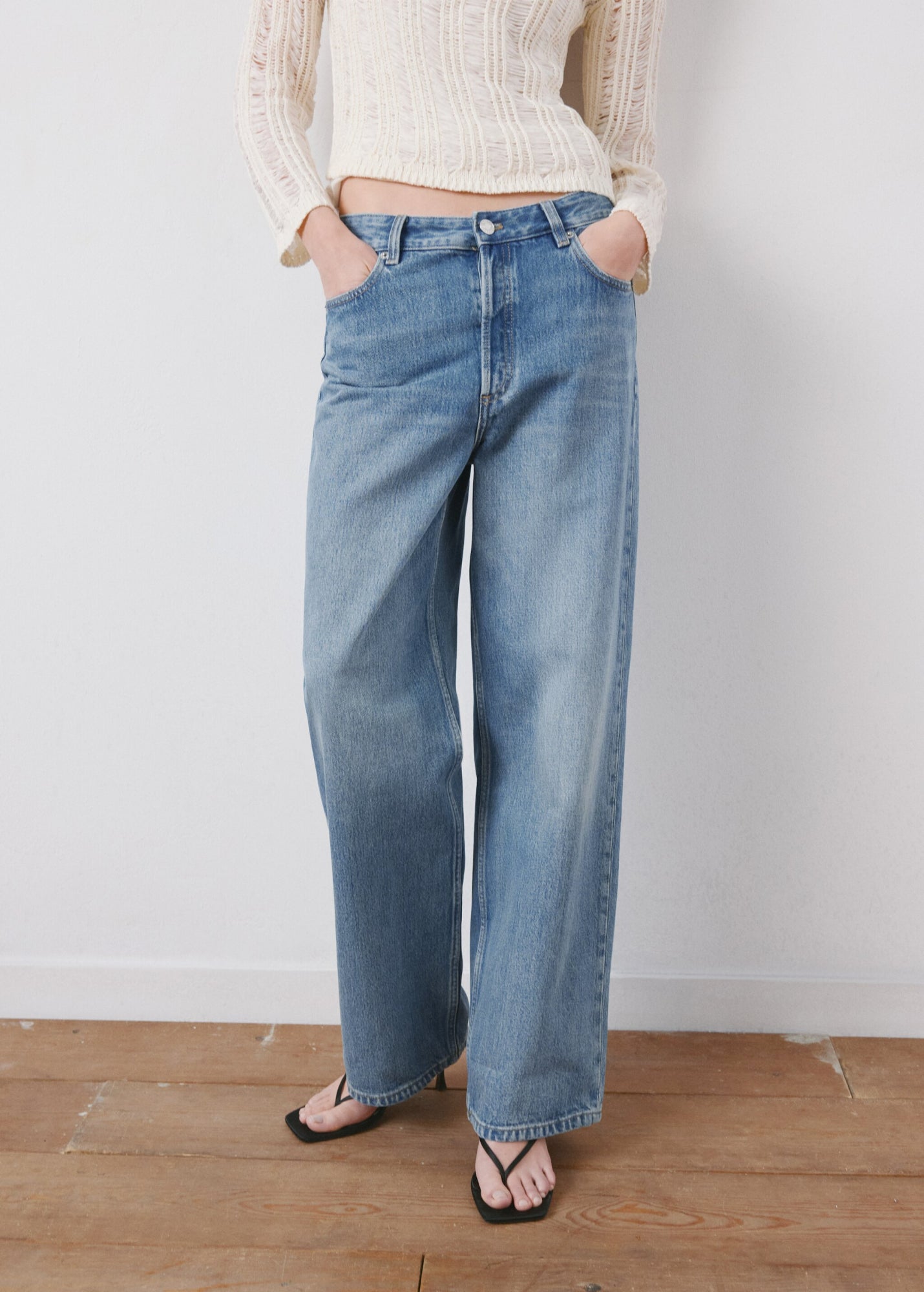 Mango Relaxed, Weit  hellblau