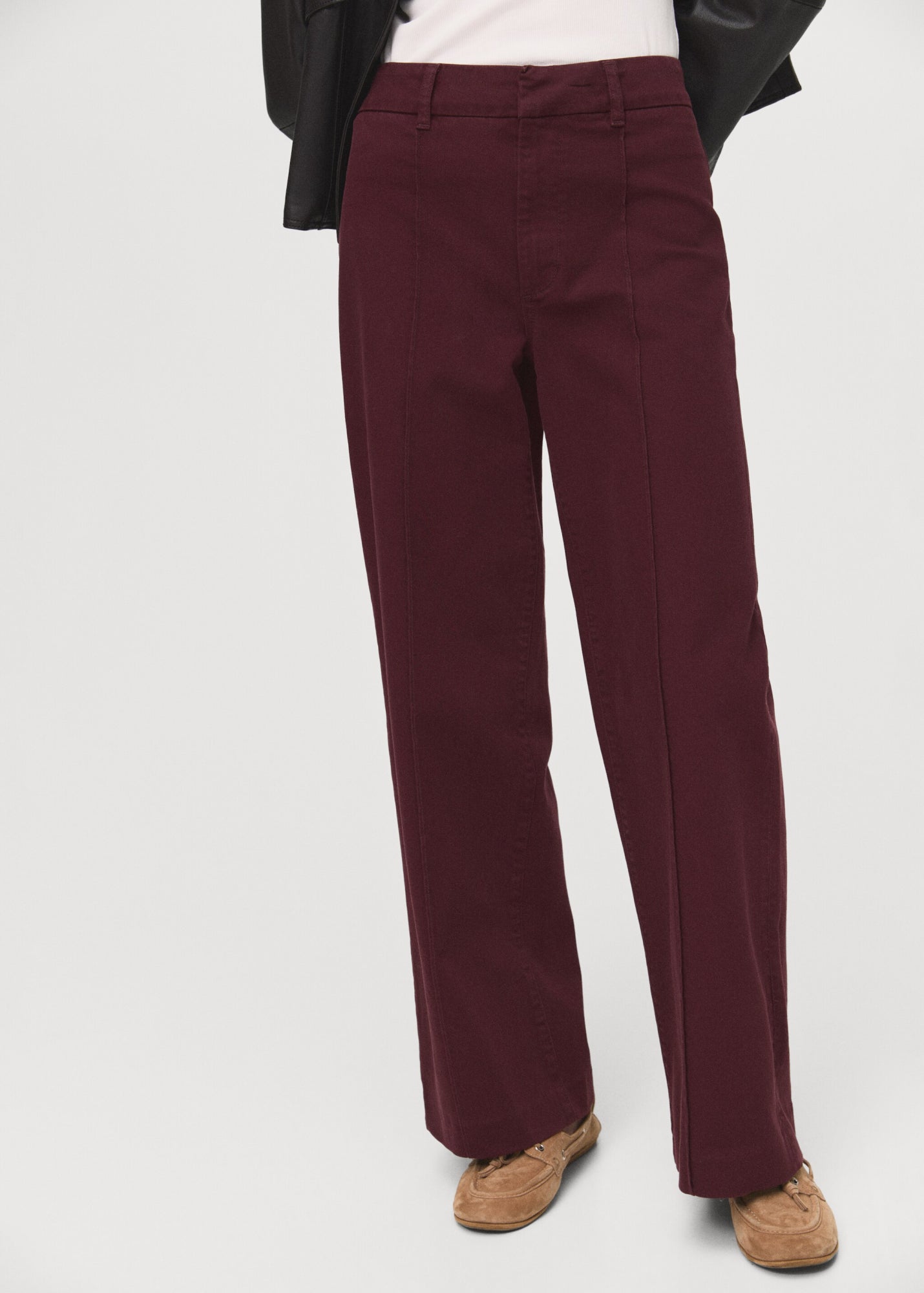 Mango Relaxed, Weit  bordeaux