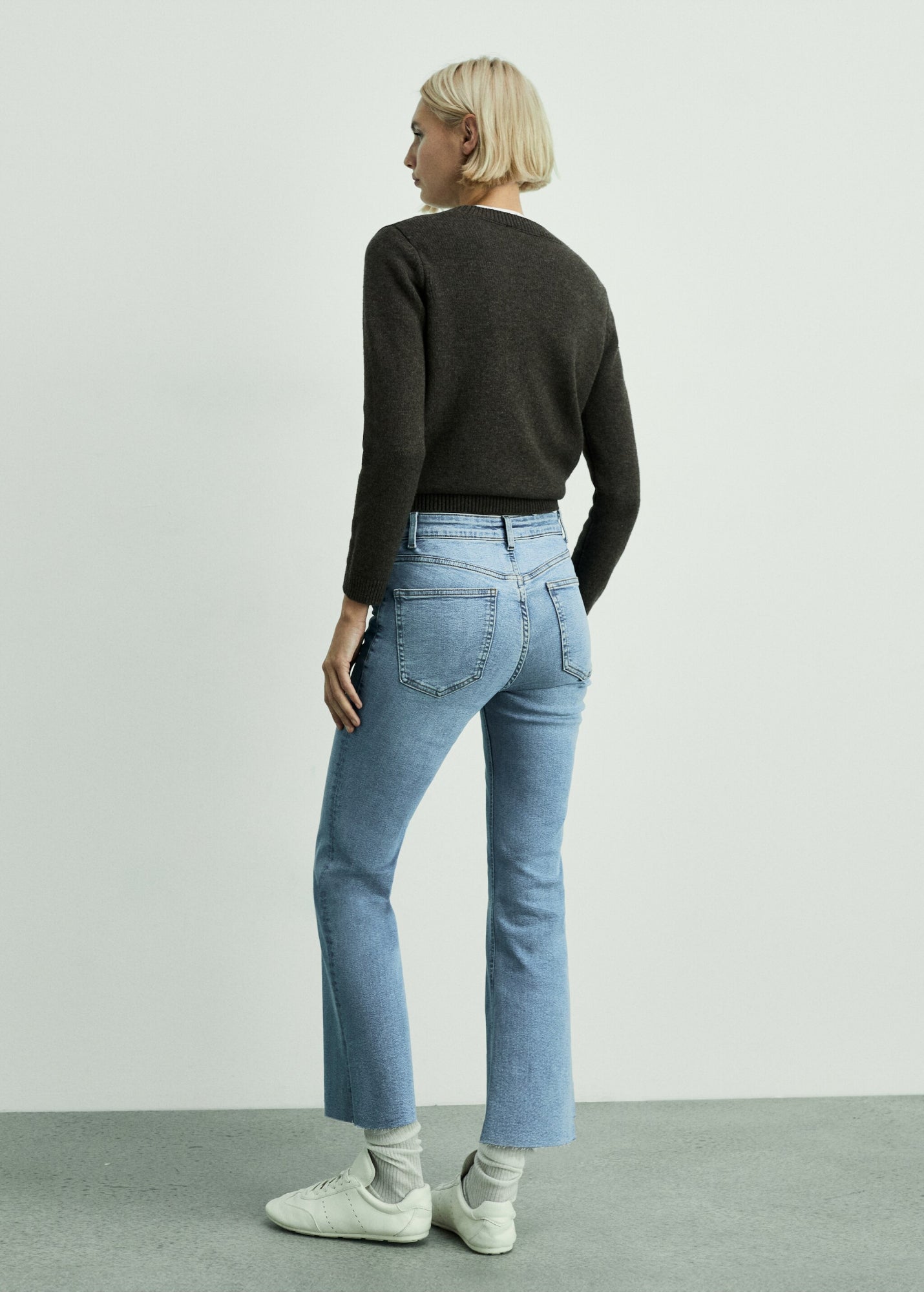 Mango Straight  hellblau