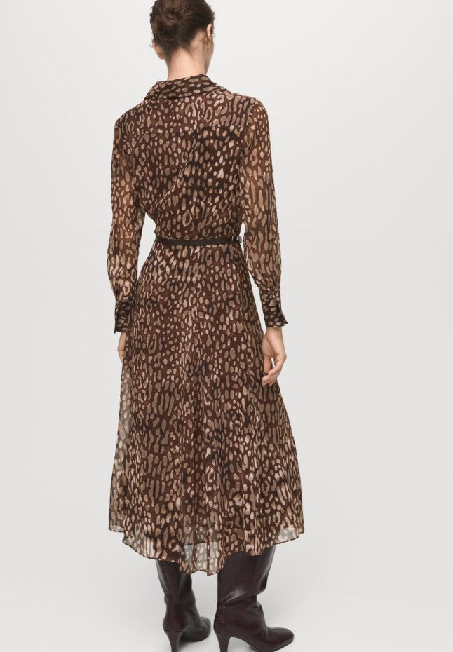 Mango Freizeitkleider  braun