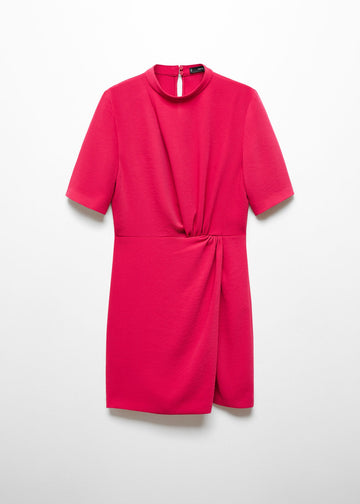 Kleid mit drapiertem Detail