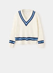 Mango Pullover  weiß