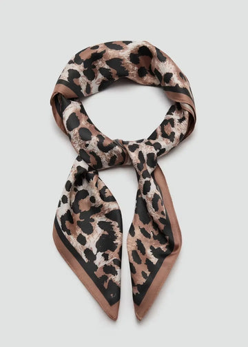 LEONA Halstuch mit Animalprint