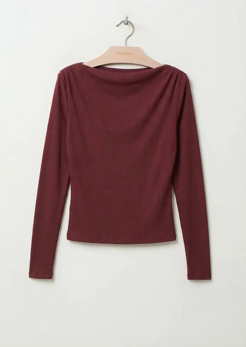 Mango Langarmshirts  bordeaux