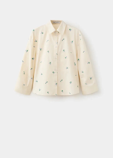 LOVELY Bestickte Baumwollbluse
