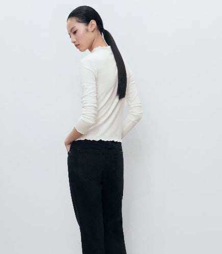Mango Langarmshirts  weiß