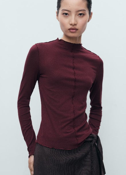 Mango Langarmshirts  bordeaux