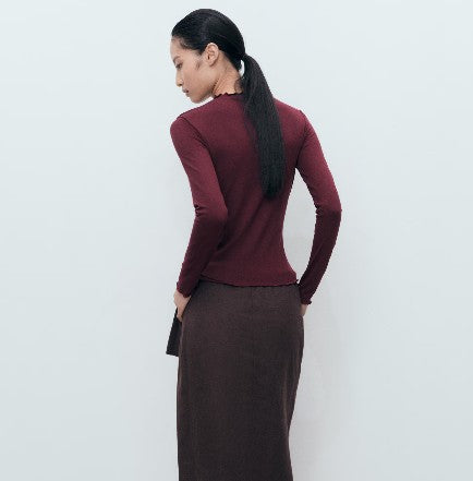 Mango Langarmshirts  bordeaux