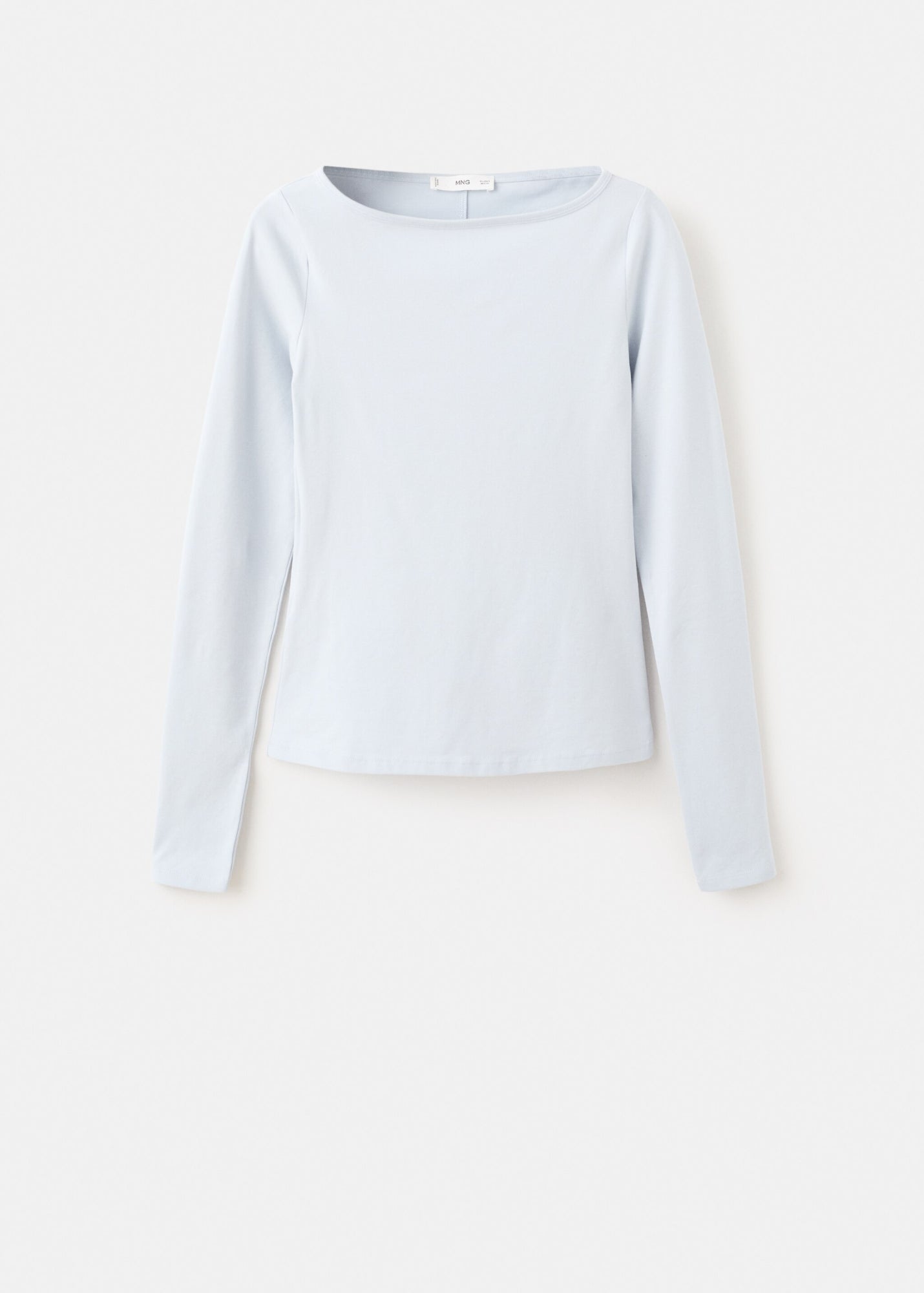 Mango Langarmshirts  hellblau