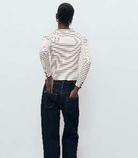 Mango Langarmshirts  weiß