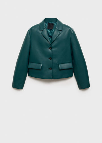 Lederjacke 