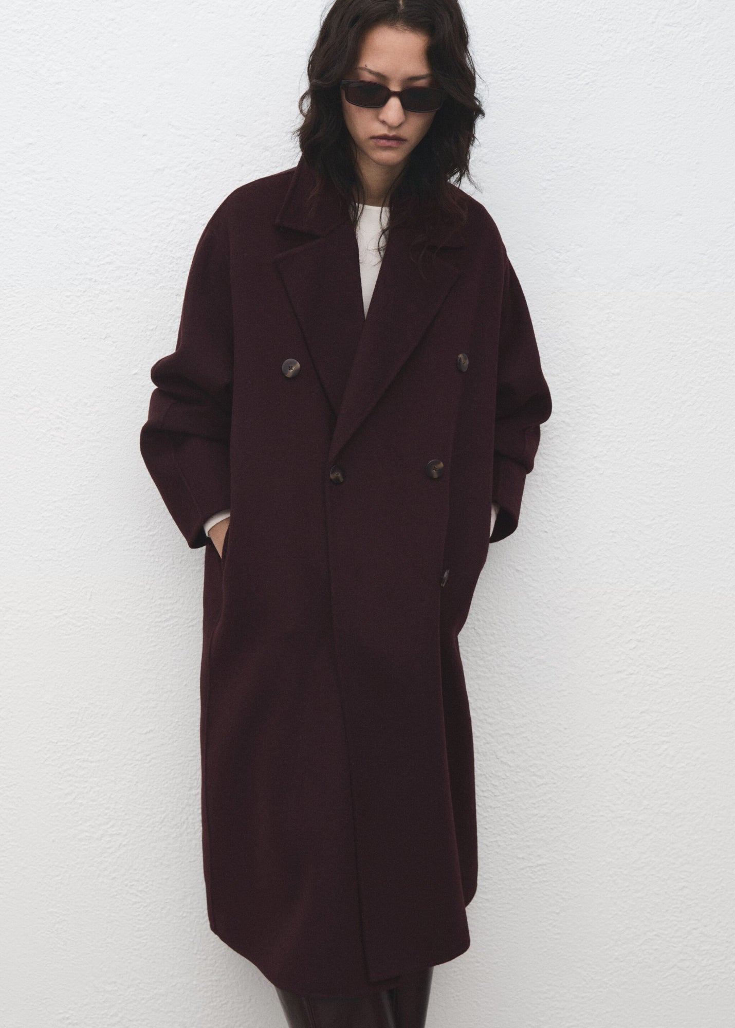 Mango Mäntel  bordeaux