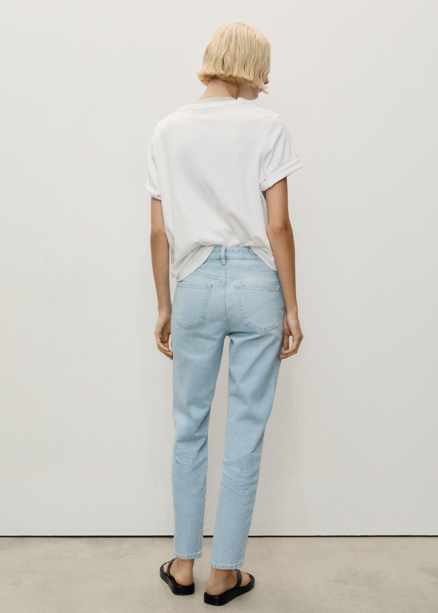 Mango Straight  hellblau