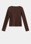 Mango Langarmshirts  braun