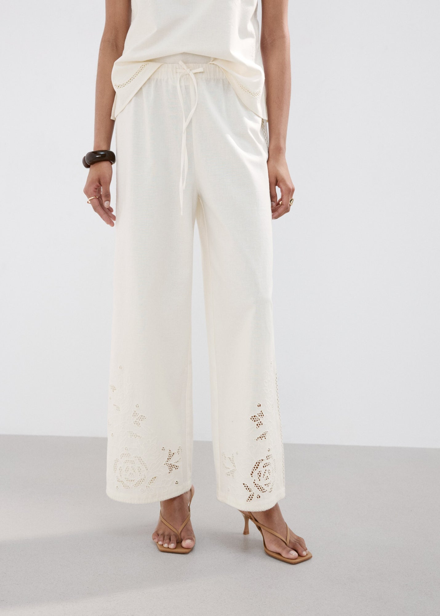 Mango Culottes  weiß