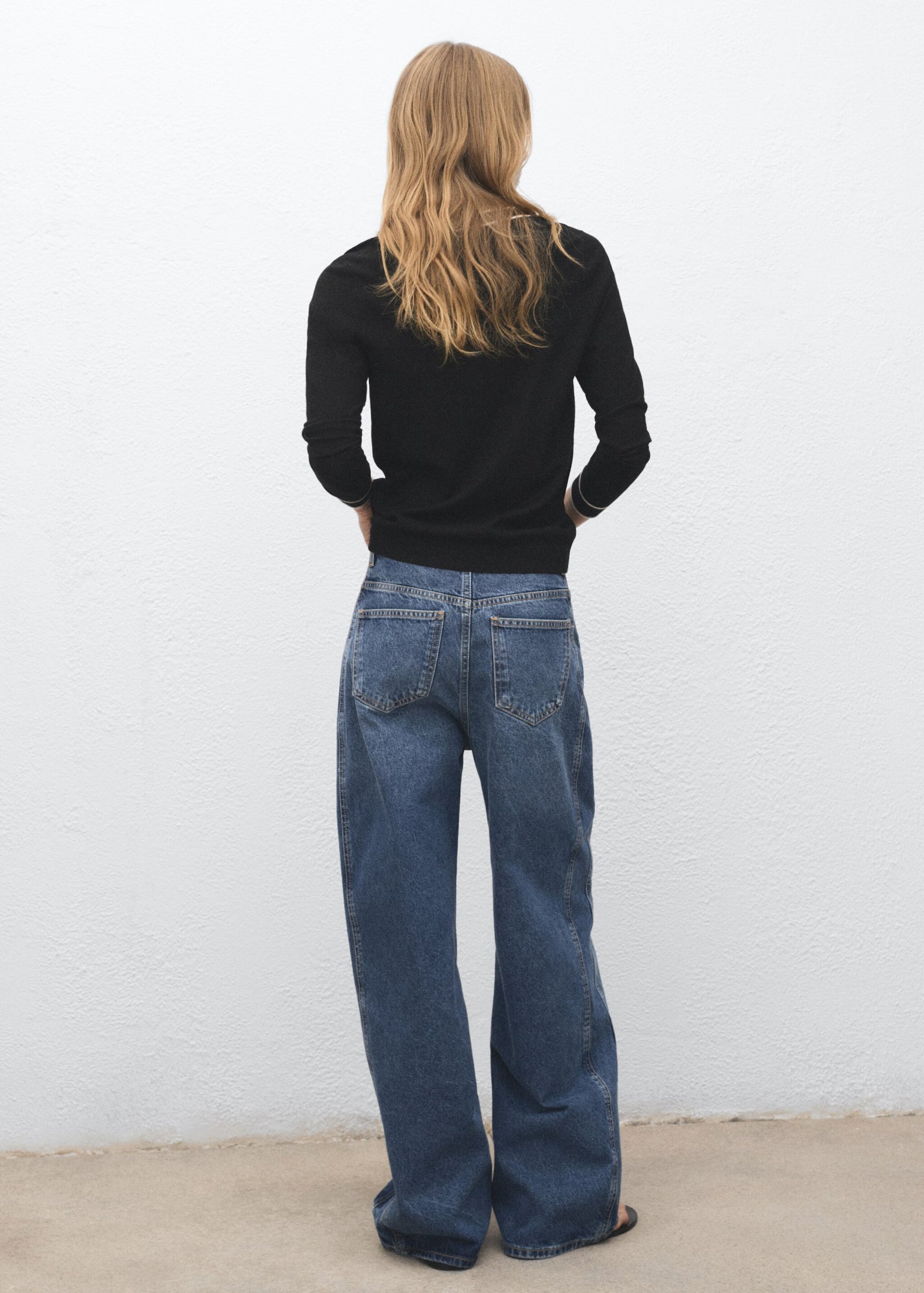 Mango Pullover  schwarz