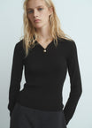 Mango Pullover  schwarz