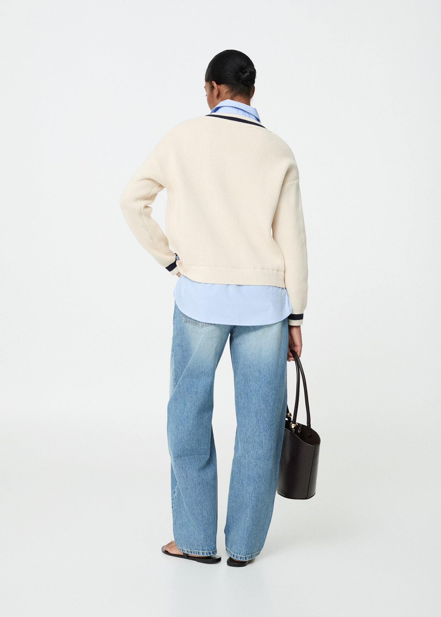 Mango Pullover  beige