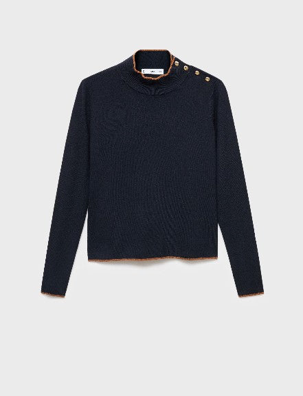 Mango Pullover  dunkelblau
