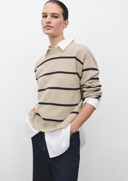 Mango Pullover  beige