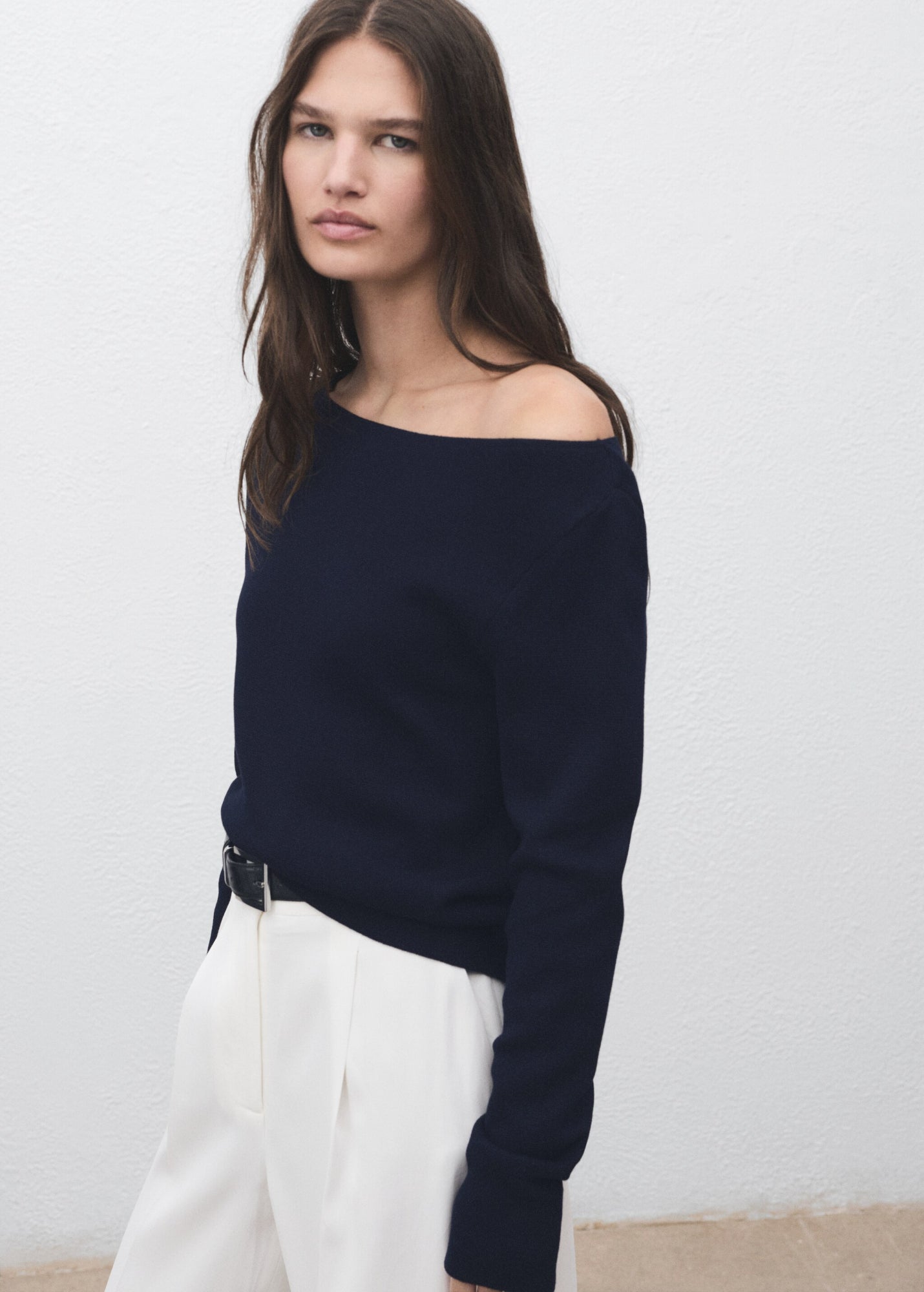 Mango Pullover  dunkelblau