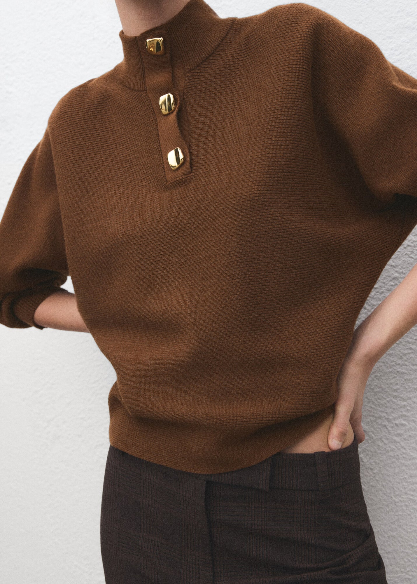 Mango Pullover  braun