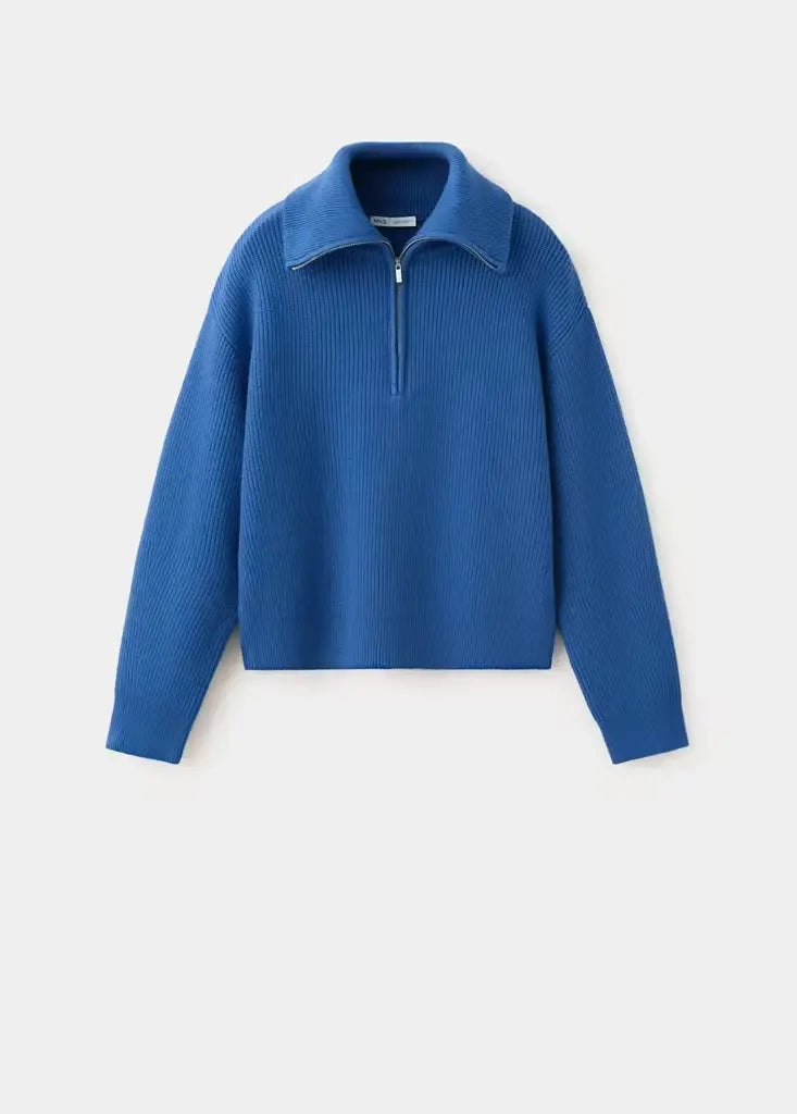 Mango Pullover  blau